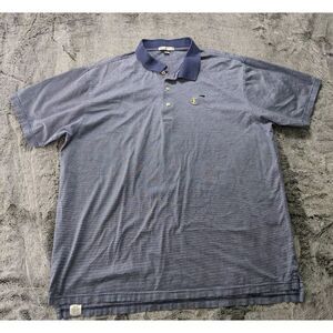 Peter Millar Utah Jazz Short Sleeve Polo Shirt Men's Size XXL Striped